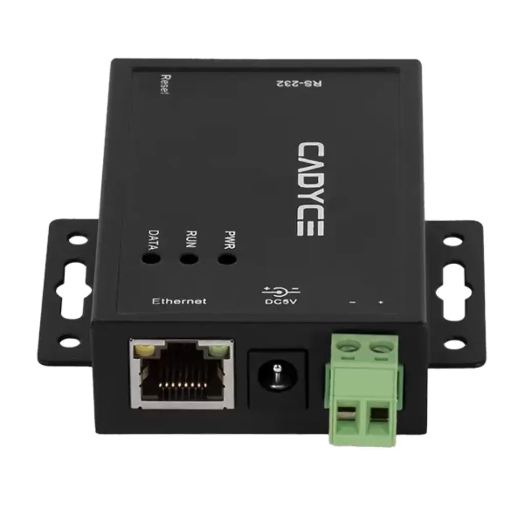 Cadyce CA-RS2RJ RS-232 Serial to 10/100Mbps Ethernet Converter DC 5V Power-tpstech.in