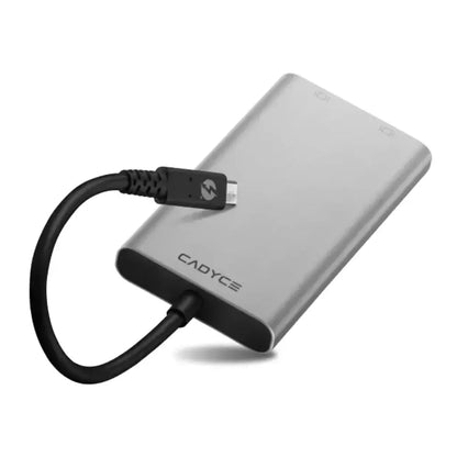 Cadyce CA-T3DP Thunderbolt™ 3 to Dual DisplayPort™ Adapter Supports Dual 4K or Single 5K Display-tpstech.in