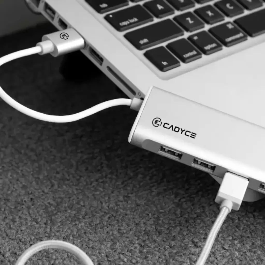 Cadyce CA-U10H USB 2.0 10-Port Hub with Power Adapter -tpstech.in