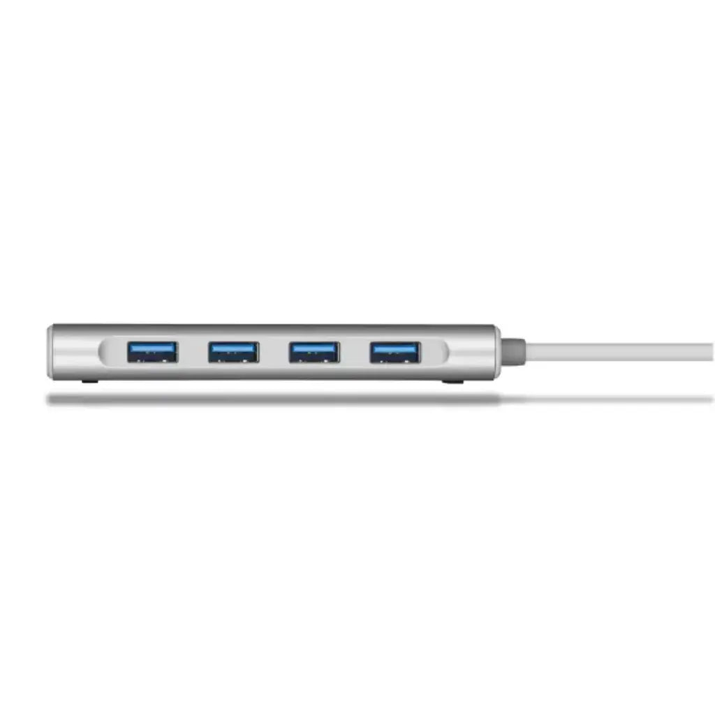 Cadyce CA-UC4H USB-C & USB 3.0 4-Port Hub Plug & Play Windows & Mac Compatible-tpstech.in