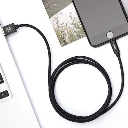 Cadyce CA-ULC1B Apple MFi Certified USB to Lightning Cable 1M Black-tpstech.in