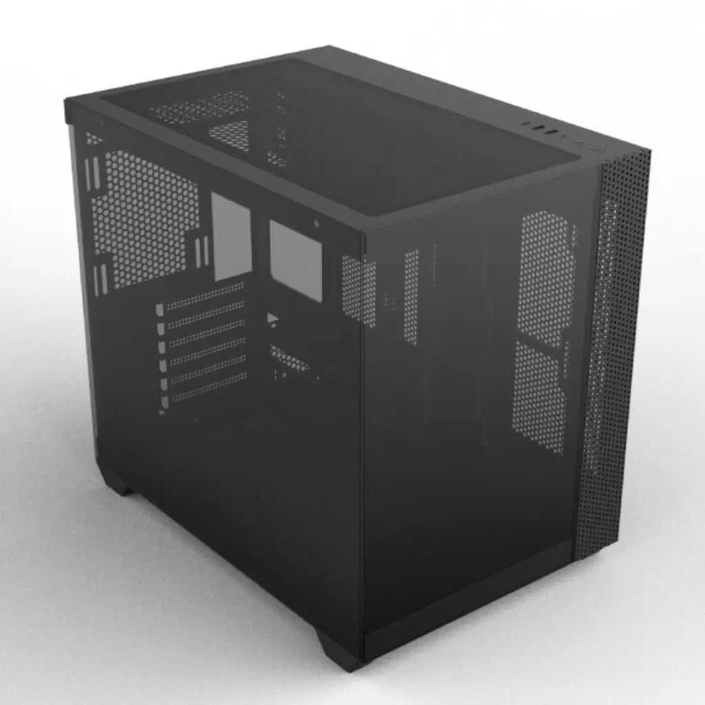 Cooler Master CD600 ARGB ATX Mid Tower Computer Case Full Transparent Sea‑View Design-tpstech.in