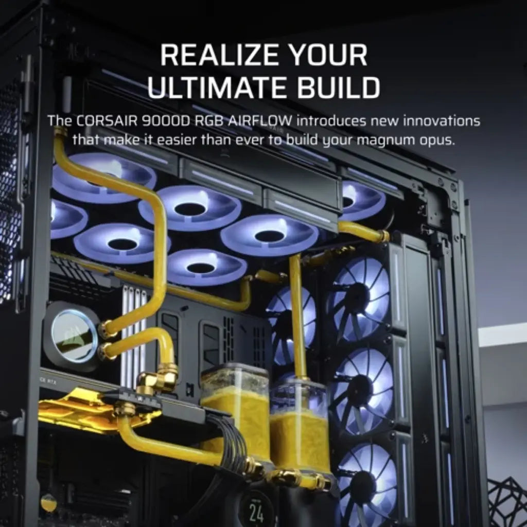 Corsair 9000D RGB Airflow Super Full Tower PC Case with Tempered Glass-tpstech.in