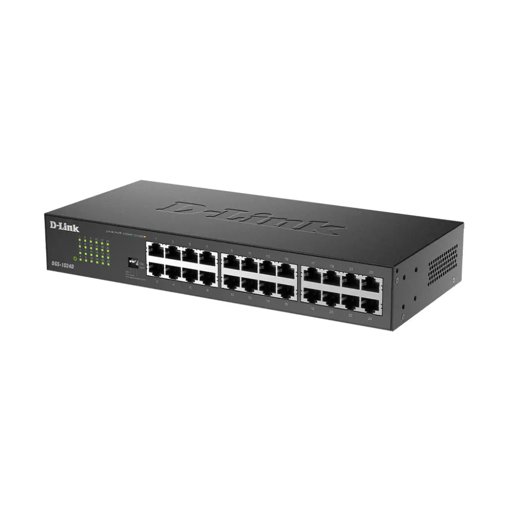 D-Link DGS-1024D 24 Port Gigabit Unmanaged Desktop Switch-tpstech.in