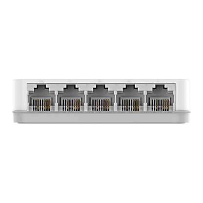 D‑Link DES‑1005C 5‑Port Fast Ethernet Unmanaged Switch Fanless Desktop Design-tpstech.in