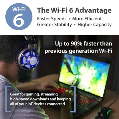 D‑Link M30 AX3000 WiFi 6 Smart Mesh Dual‑Band Router 3 Gbps AQUILA PRO AI-tpstech.in