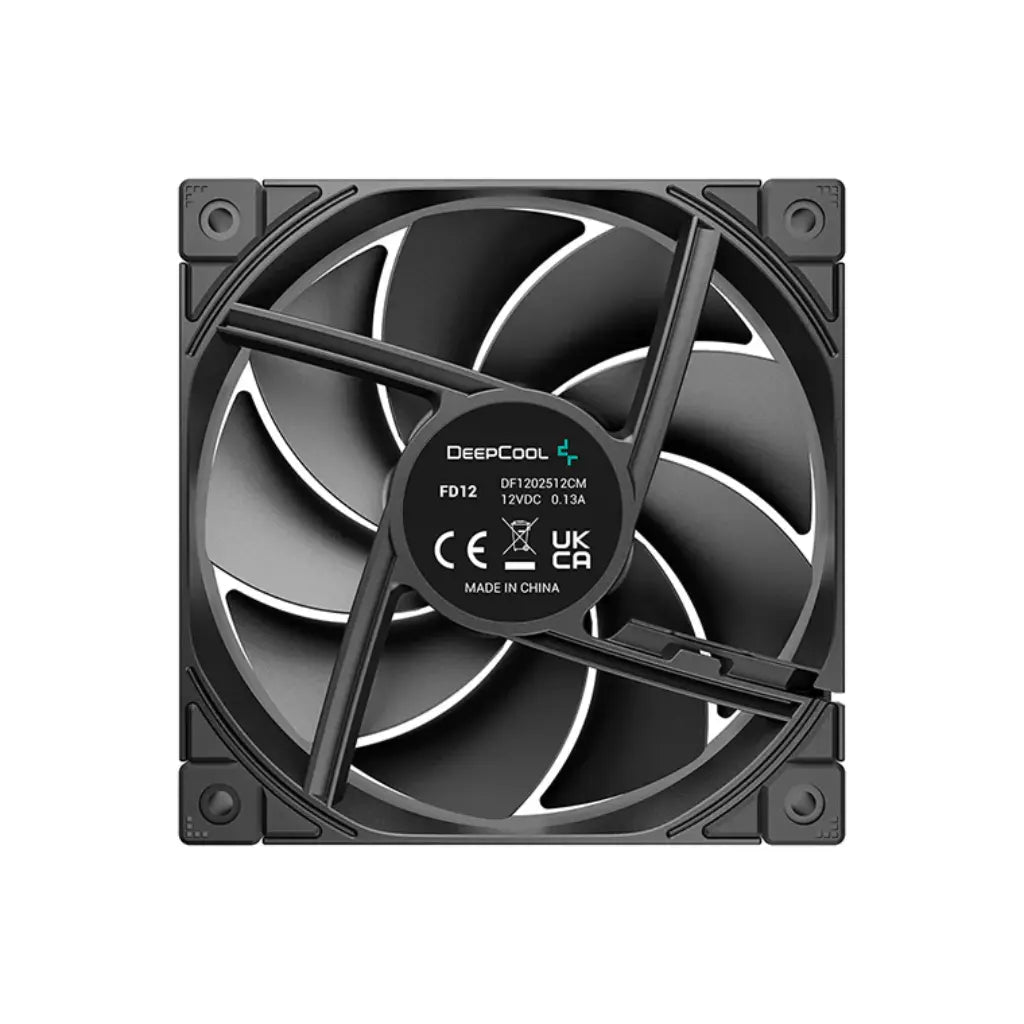 DeepCool FD12 3-IN-1 120mm Case Fan-Black-tpstech.in