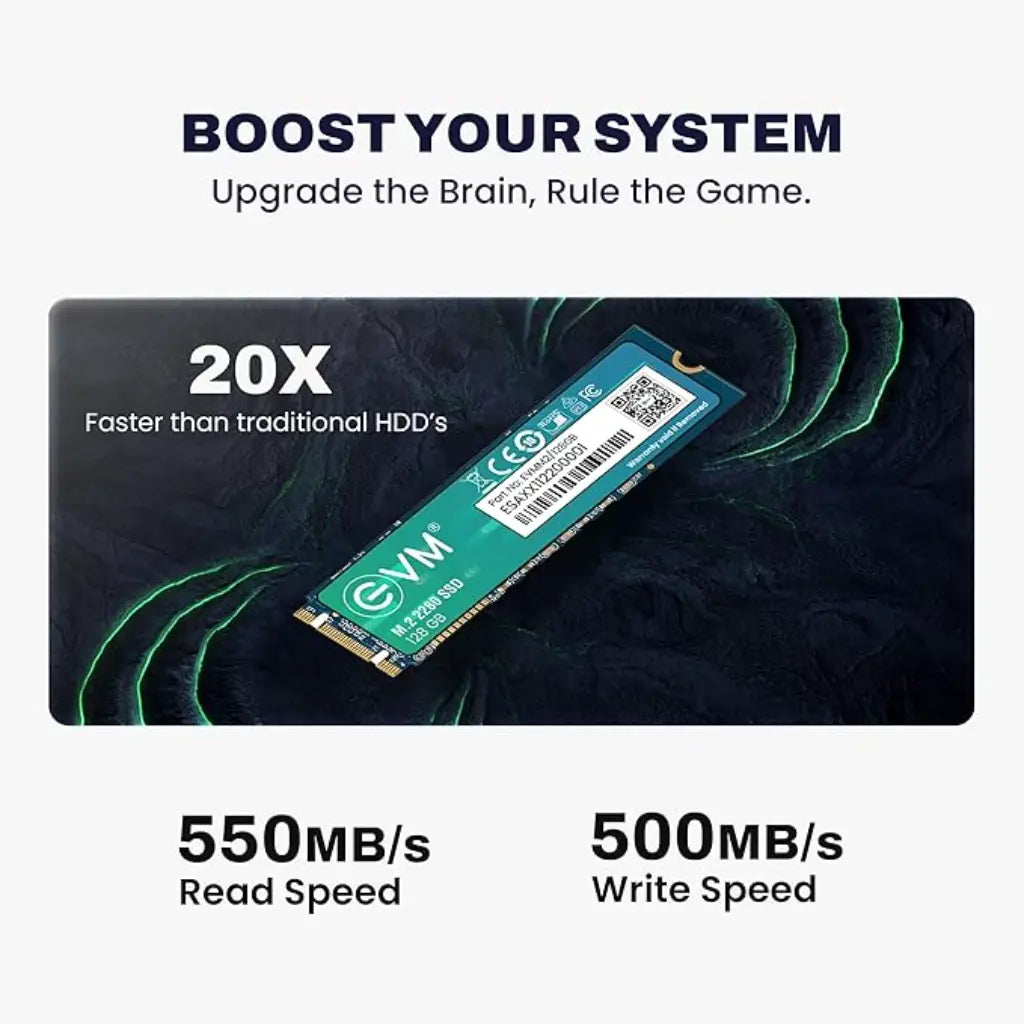 EVM 128GB M.2 SATA 3D TLC NAND Internal Solid State Drive-tpstech.in