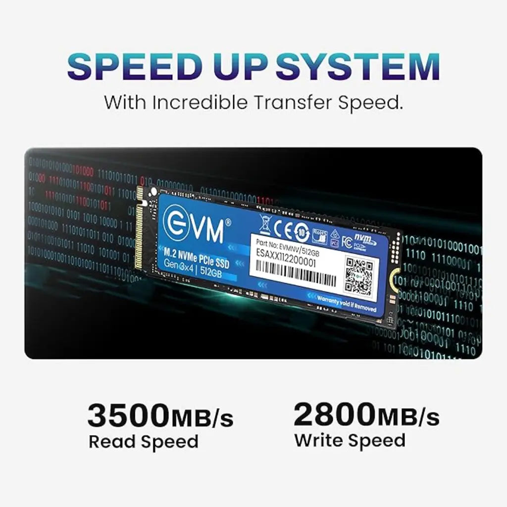 EVM 512GB M.2 NVMe PCIe Gen 3x4 Internal Solid State Drive-tpstech.in