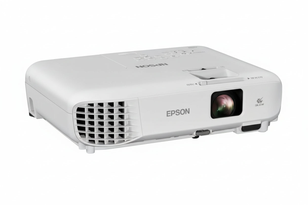 Epson EB-W06 WXGA 3LCD Projector 3700 Lumens HDMI Up to 320" Display 12,000 Hrs Lamp Life-tpstech.in