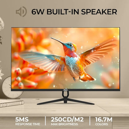 Foxin Elite 32" 75Hz FHD LED Monitor with HDMI VGA & Built‑In Speakers-tpstech.in