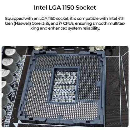 Foxin H81 Prime Intel H81 LGA 1150 DDR3 NVMe NGFF ATX Motherboard-tpstech.in