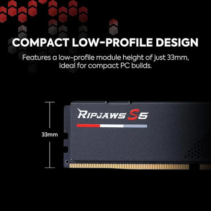 G.Skill Ripjaws 32GB DDR5 RAM 5200MHz CL40 Desktop Memory-tpstech.in