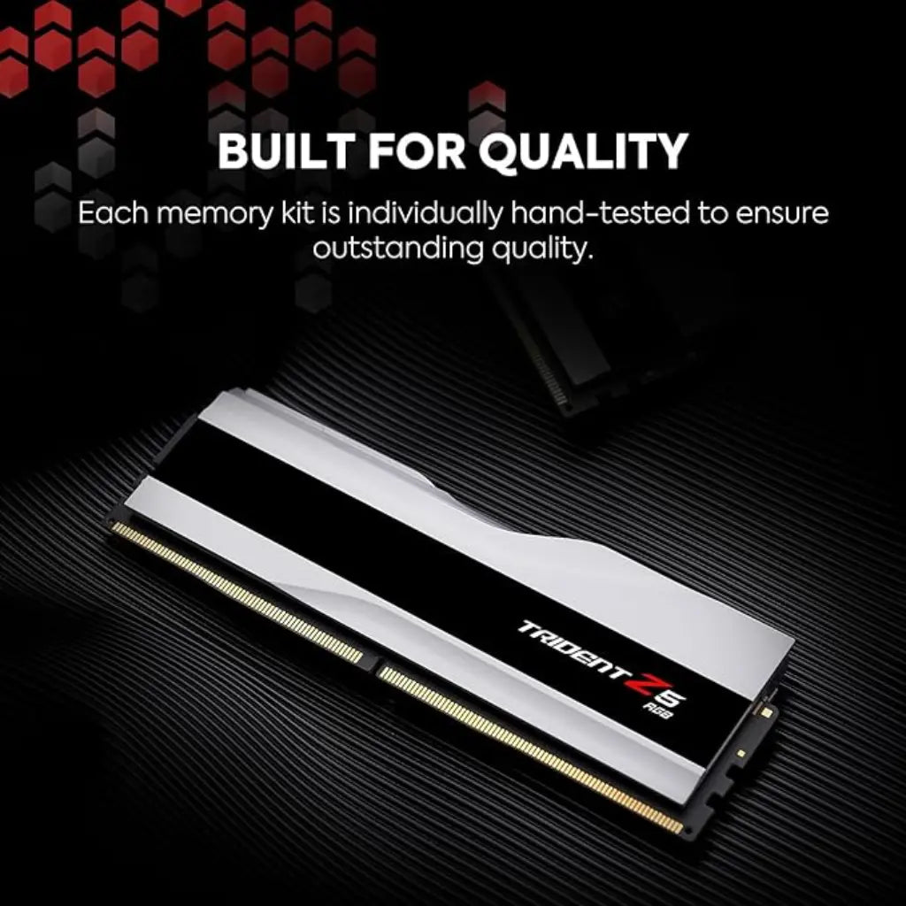 G.Skill Trident Z5 RGB 64GB (2x32GB) DDR5 RAM 6000MHz CL30 288-Pin Gaming Desktop Memory-tpstech.in