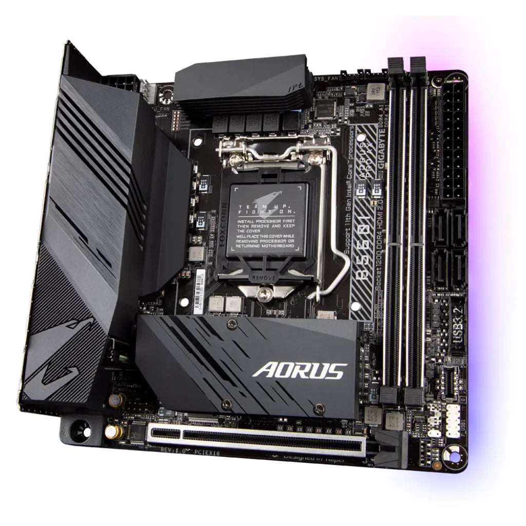 Gigabyte B560I AORUS PRO AX Wi-Fi 6 Intel B560 LGA1200 DDR4 Mini-ITX Motherboard-tpstech.in