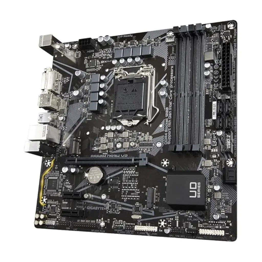 Gigabyte B560M DS3H V2 Intel B560 LGA1200 DDR4 Micro-ATX Motherboard-tpstech.in