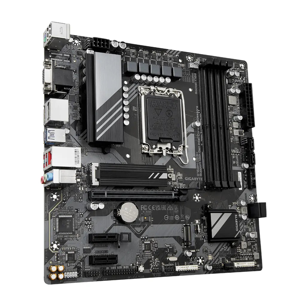Gigabyte B760M DS3H Intel B760 LGA1700 DDR4 Micro-ATX Motherboard-tpstech.in