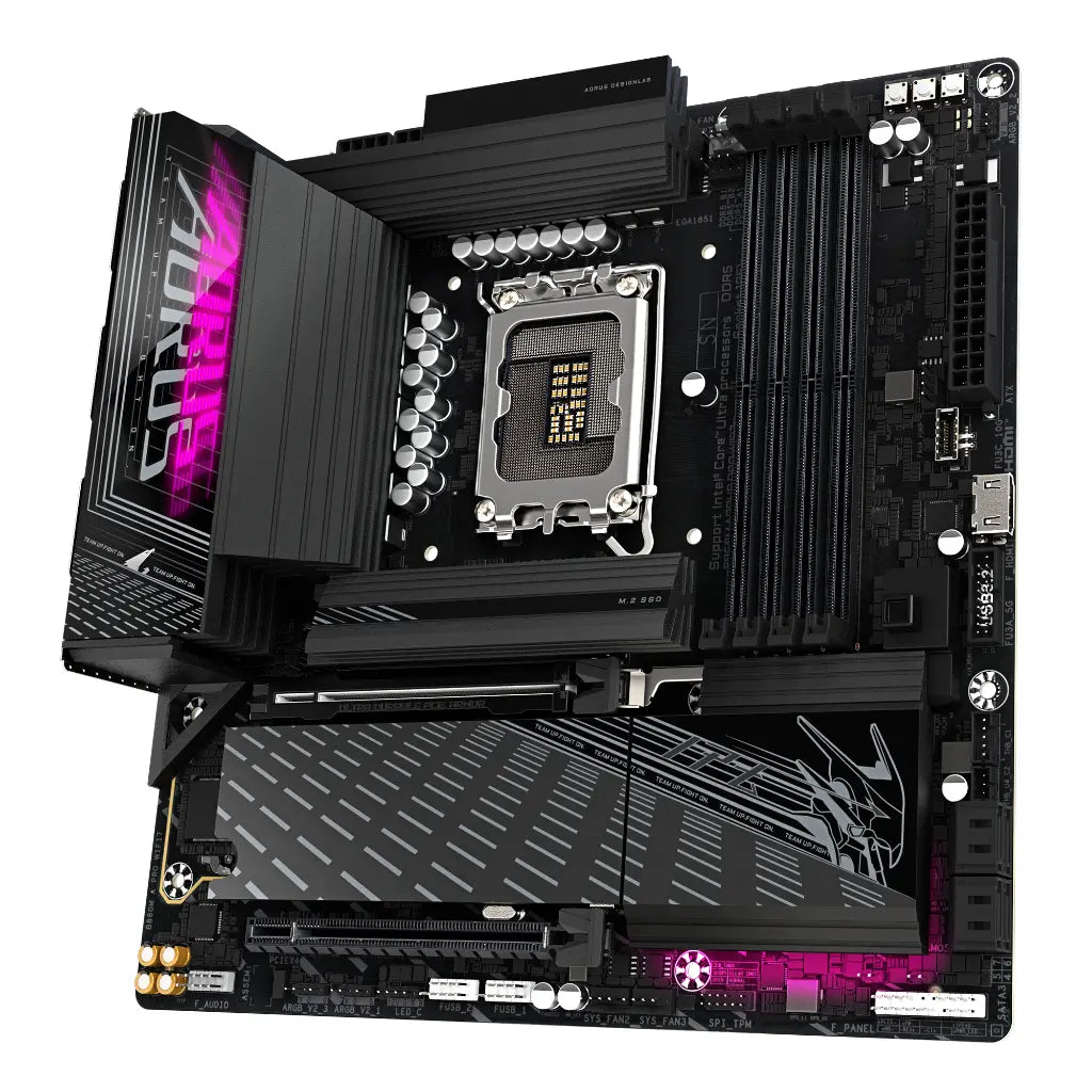Gigabyte B860M AORUS PRO WiFi7 Intel B860 LGA1851 DDR5 Micro-ATX Motherboard-tpstech.in