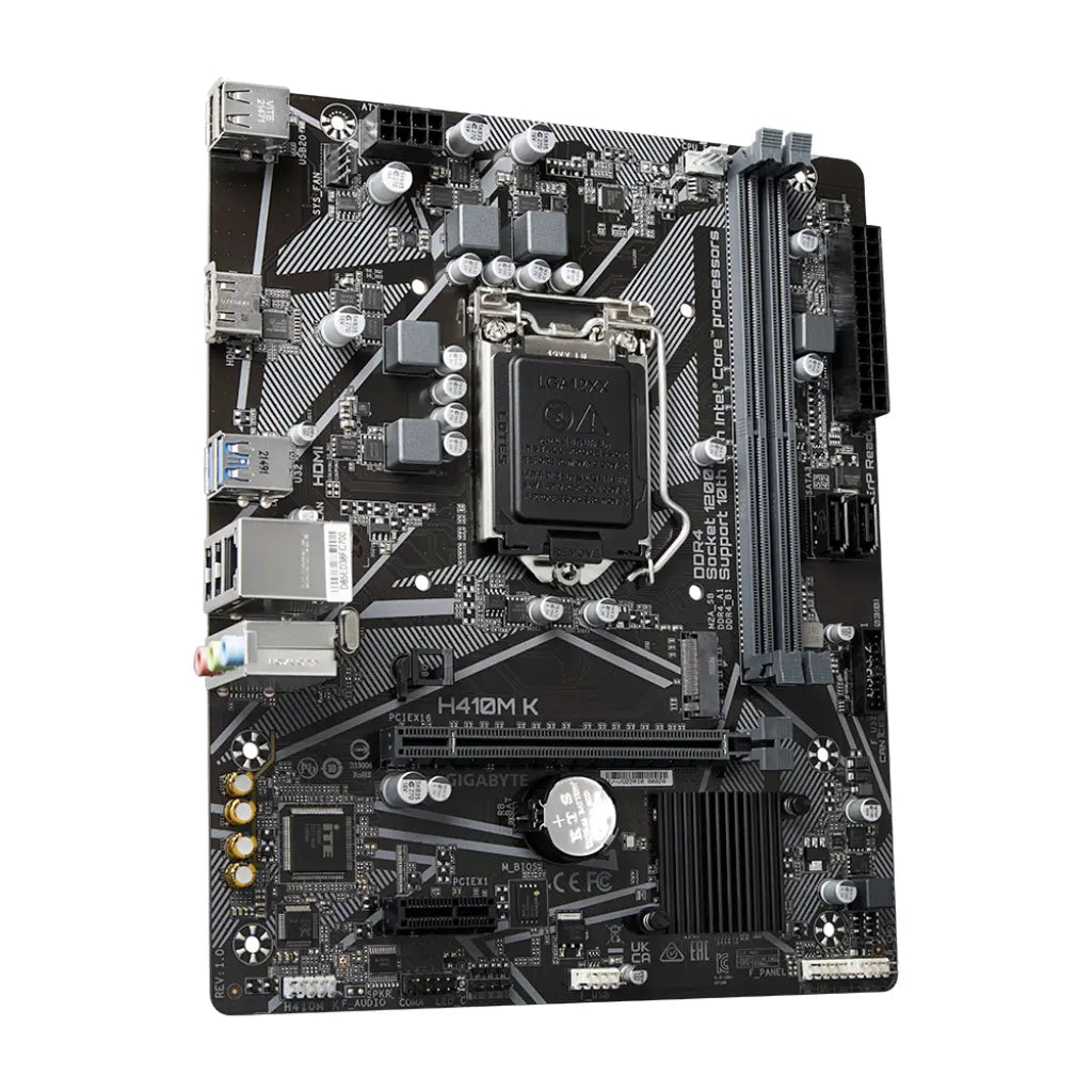 Gigabyte H410M-K Intel H410 LGA1200 DDR4 Micro-ATX Motherboard-tpstech.in