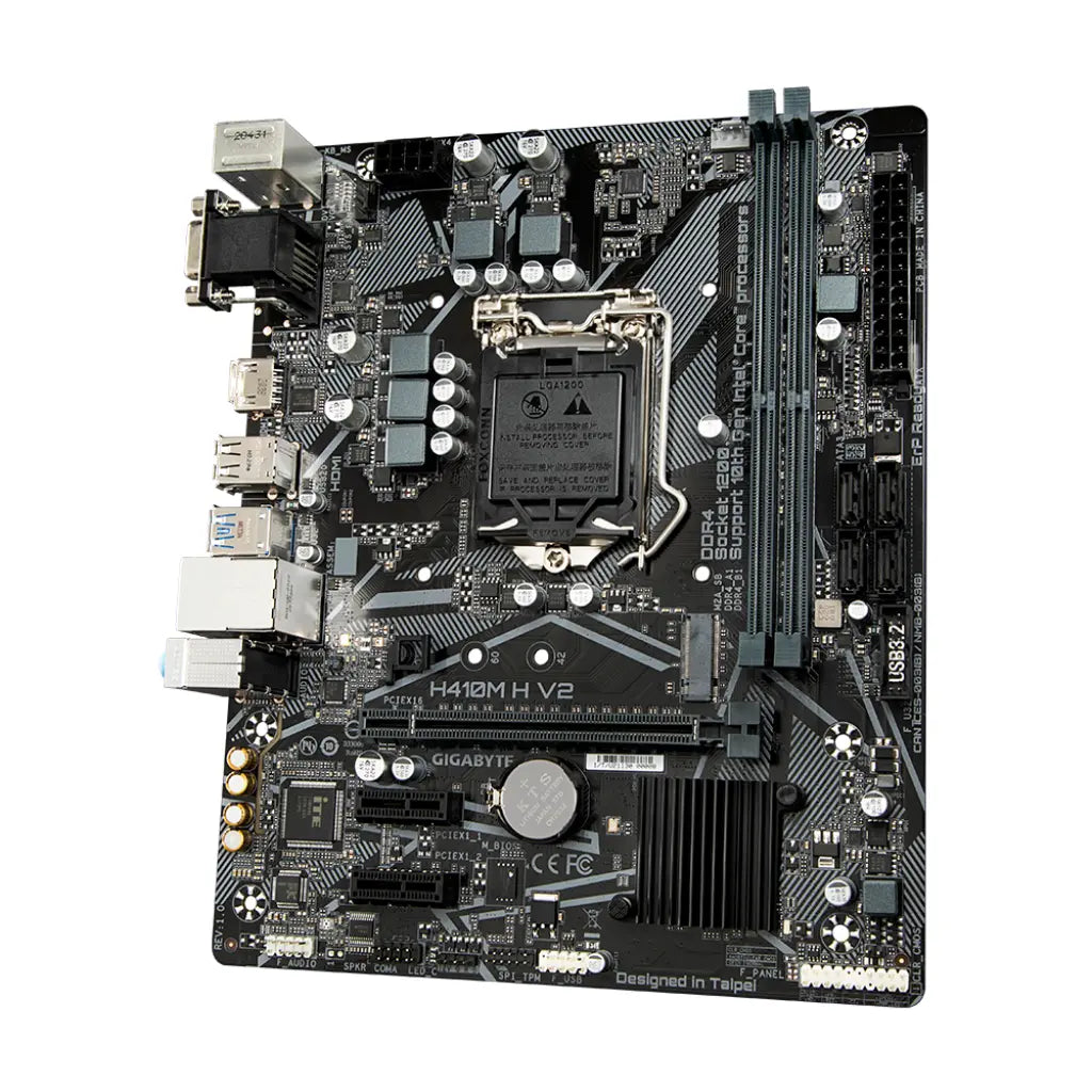 Gigabyte H410M H V2 Intel H410 LGA1200 DDR4 Micro-ATX Motherboard-tpstech.in
