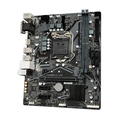Gigabyte H410M H V2 Intel H410 LGA1200 DDR4 Micro-ATX Motherboard-tpstech.in