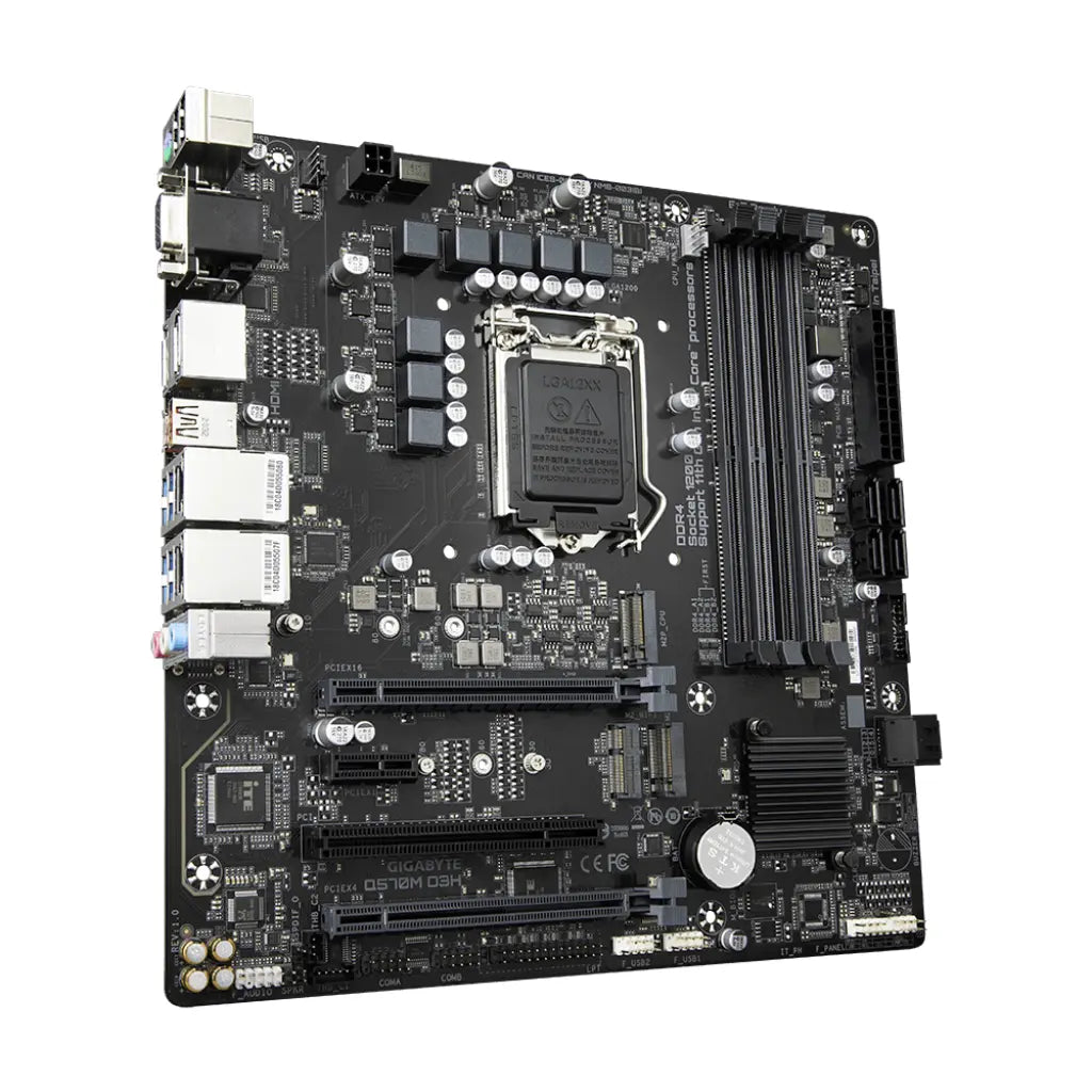 Gigabyte Q570M D3H Intel Q570 LGA1200 DDR4 Micro-ATX Motherboard-tpstech.in
