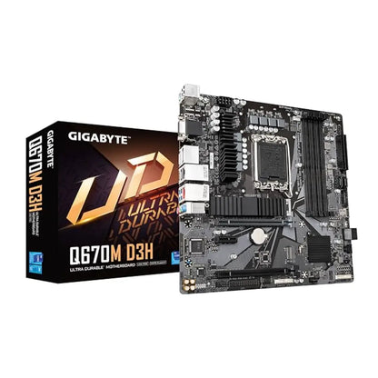 Gigabyte Q670M D3H DDR4 Intel Q670 LGA1700 Micro-ATX Motherboard-tpstech.in
