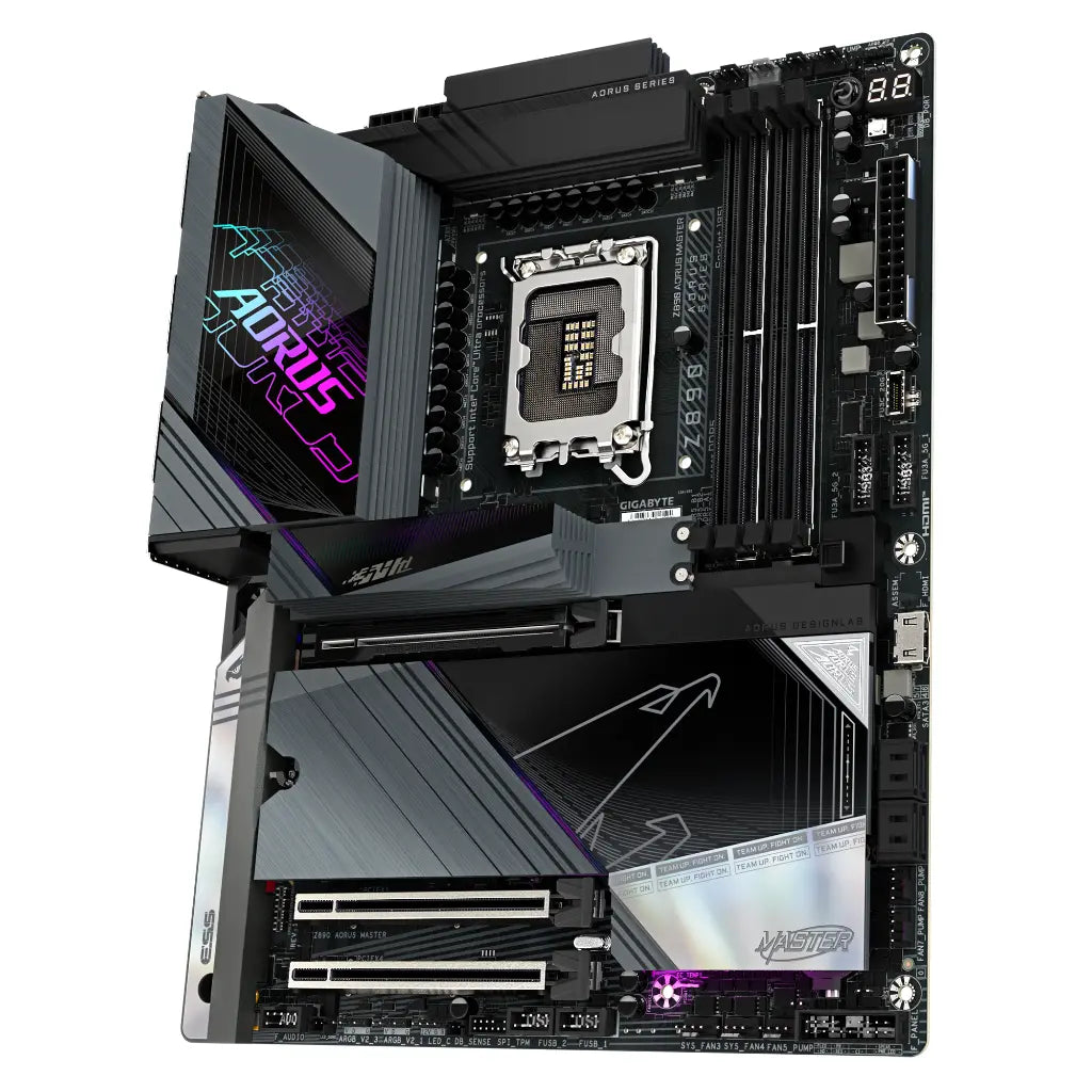 Gigabyte Z890 AORUS MASTER WiFi Intel Z890 LGA1700 DDR5 E-ATX Motherboard-tpstech.in