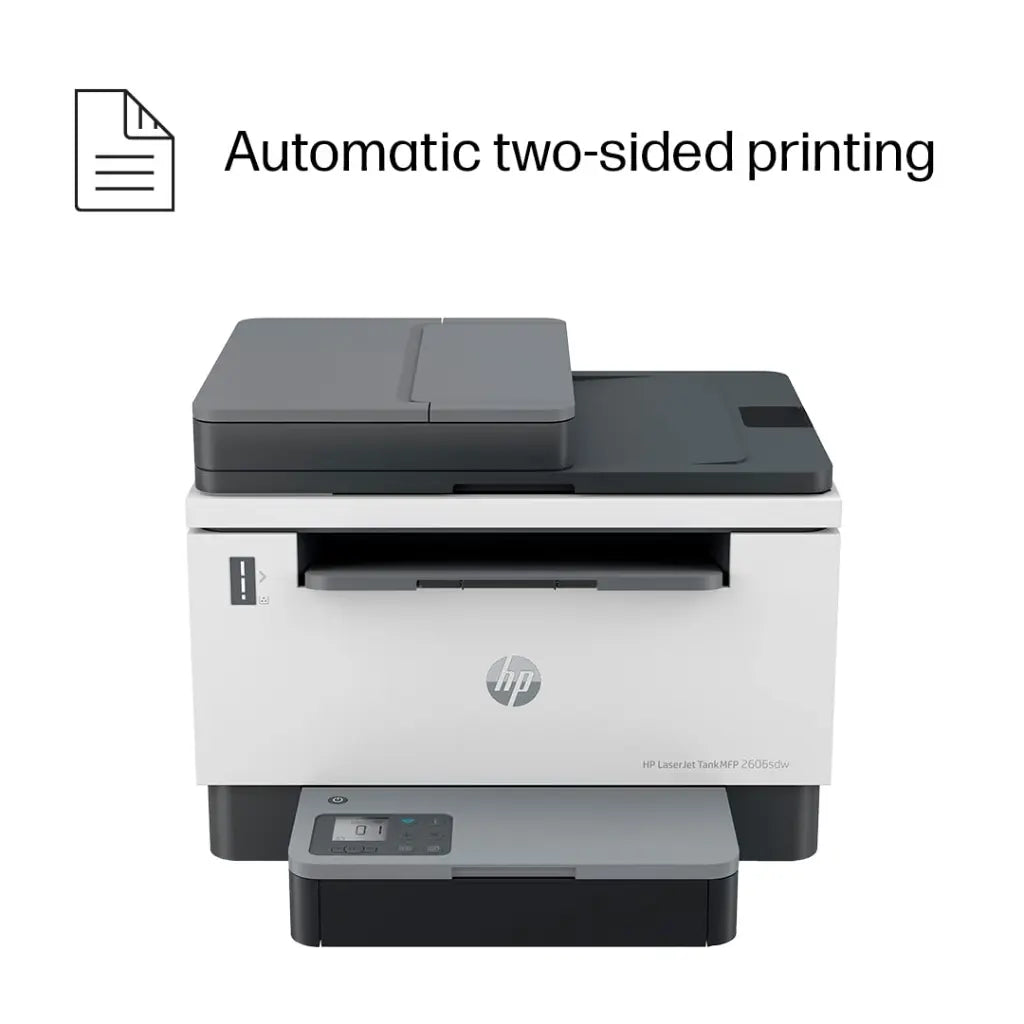 HP LaserJet Tank MFP 2606SDW Wireless Mono Laser Multifunction Printer with ADF and Duplex Printing-tpstech.in