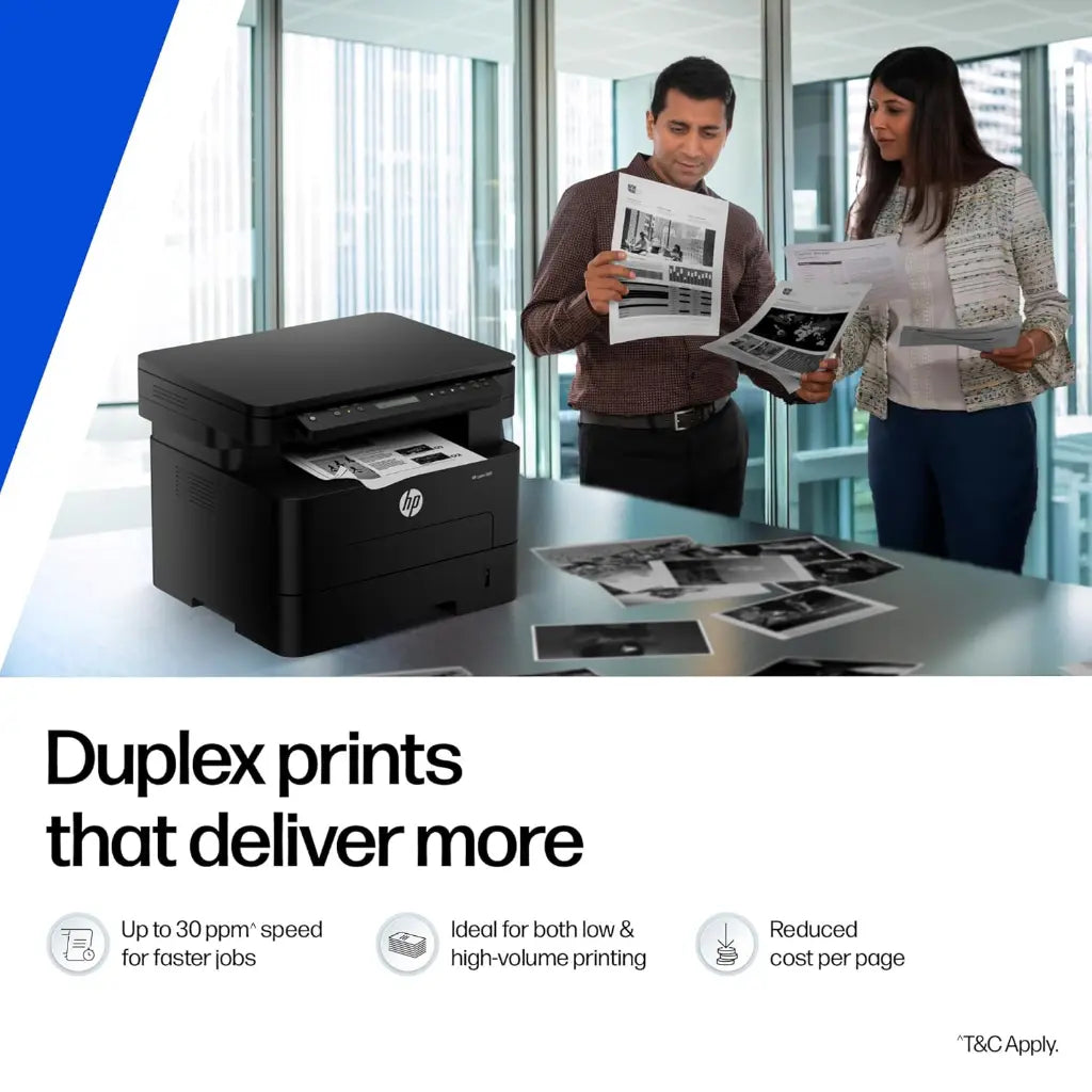 HP Laser MFP 323D Monochrome Multifunction Laser Printer with Auto Duplex Printing-tpstech.in