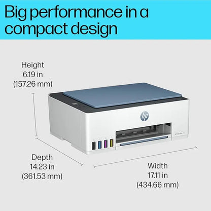 HP Smart Tank 525 All-in-One(Print,Copy,Scan) InkTank Colour Printer-tpstech.in