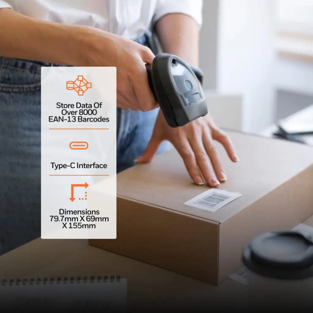 Honeywell Impact IHS520X 2D Barcode Scanner Wired Long‑Range High‑Speed Durable USB Scanner-tpstech.in
