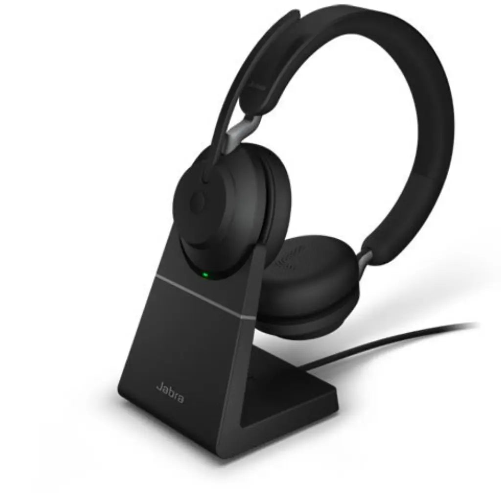 Jabra Evolve2 65 USB-C UC Mono Wireless On‑Ear Headset -  Black-tpstech.in