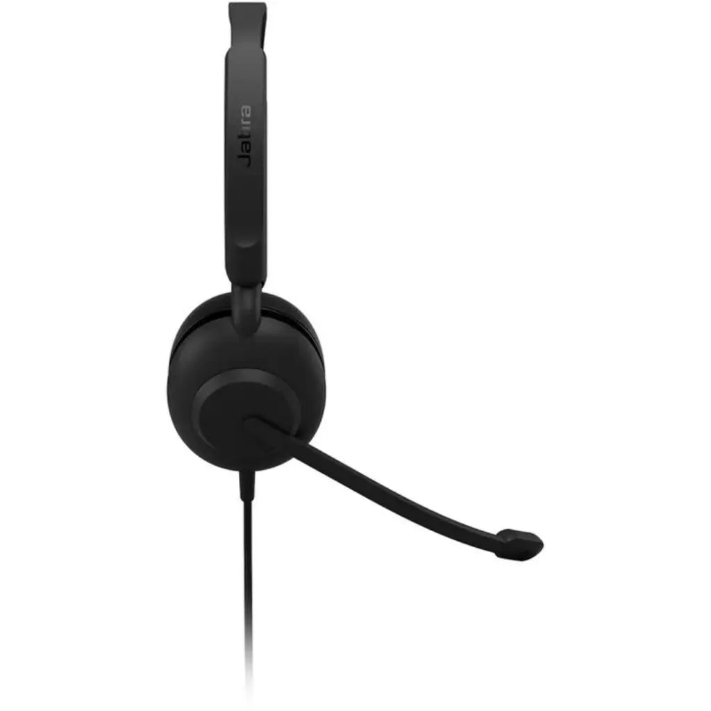 Jabra Evolve 10 USB‑A Stereo Wired Headset with Noise‑Cancelling Boom Mic & In‑Line Controls-tpstech.in