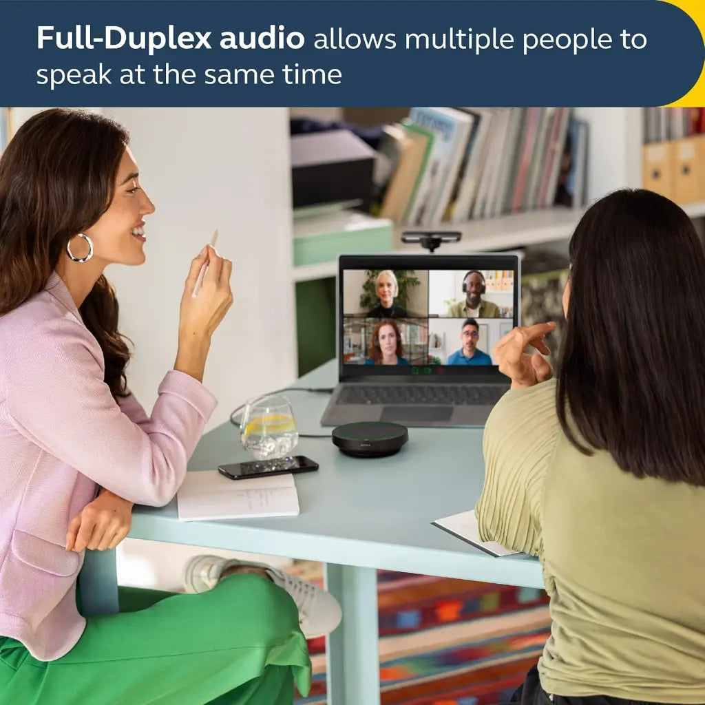 Jabra Speak2 40 Portable Speakerphone 2740‑109 with 4 Noise‑Cancelling Mics-tpstech.in