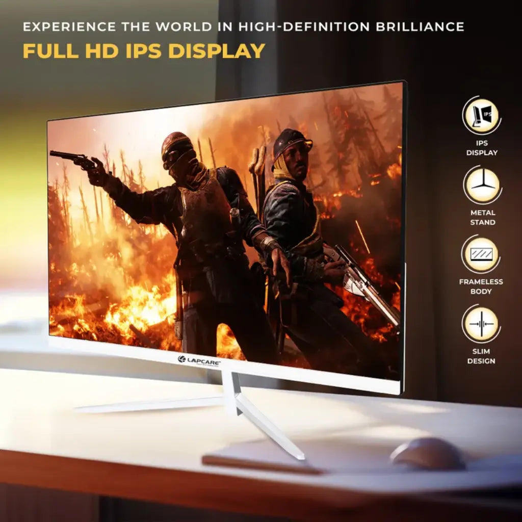 LAPCARE LM24GMWSP 24" 60Hz 5ms Full HD LED Monitor with Built-in Speakers-tpstech.in