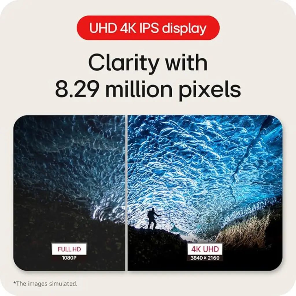 LG 27US550-W 27" 60Hz 5ms 4K UHD IPS Monitor with HDR10 Adjustable Stand-tpstech.in