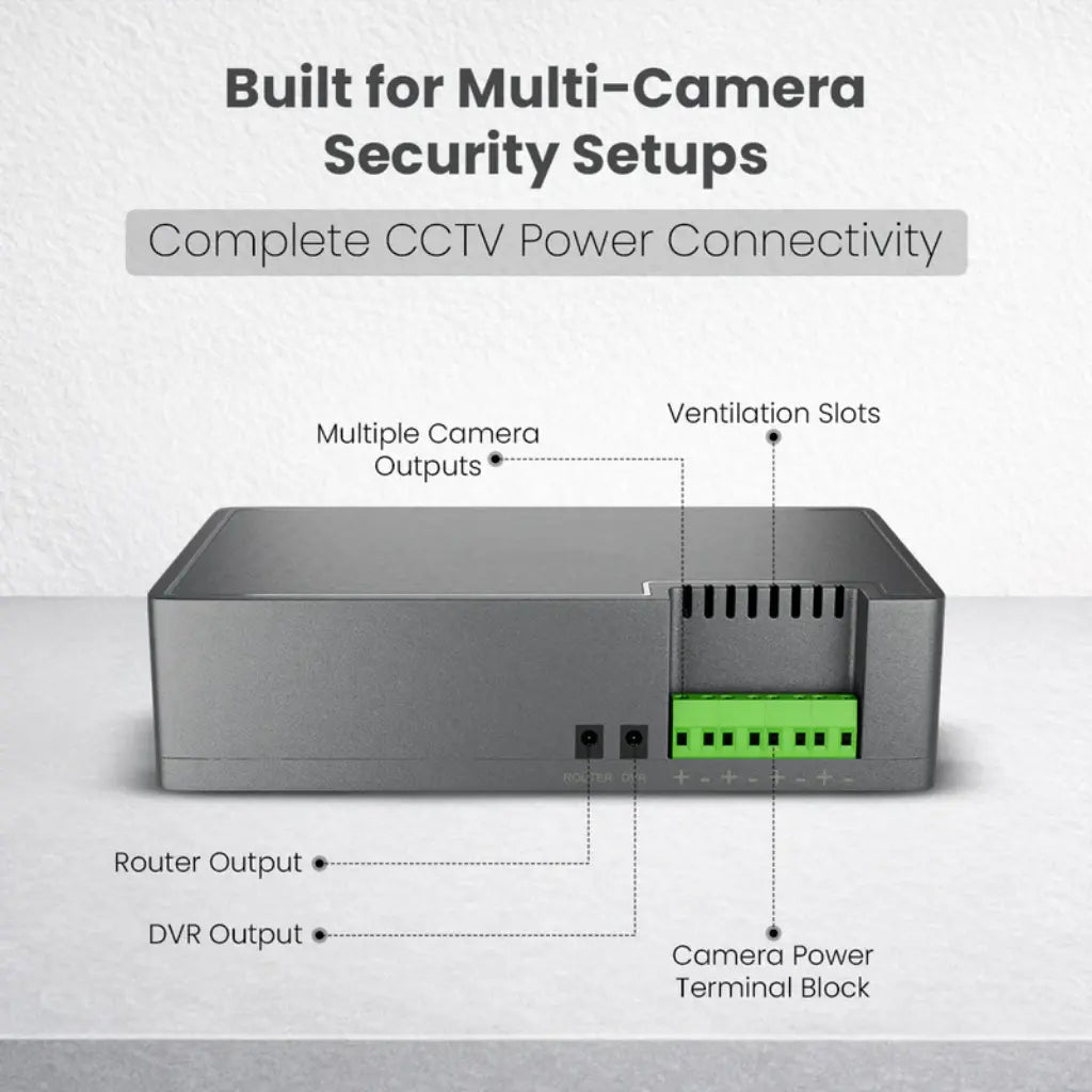 Lapcare CUB‑IX LOLCUP9959 12V CCTV UPS with 5.2Ah Lithium‑Ion Battery Backup-tpstech.in