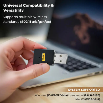 Lapcare LapAir LWD-300 300Mbps Nano Wireless USB 2.0 WiFi Adapter-tpstech.in
