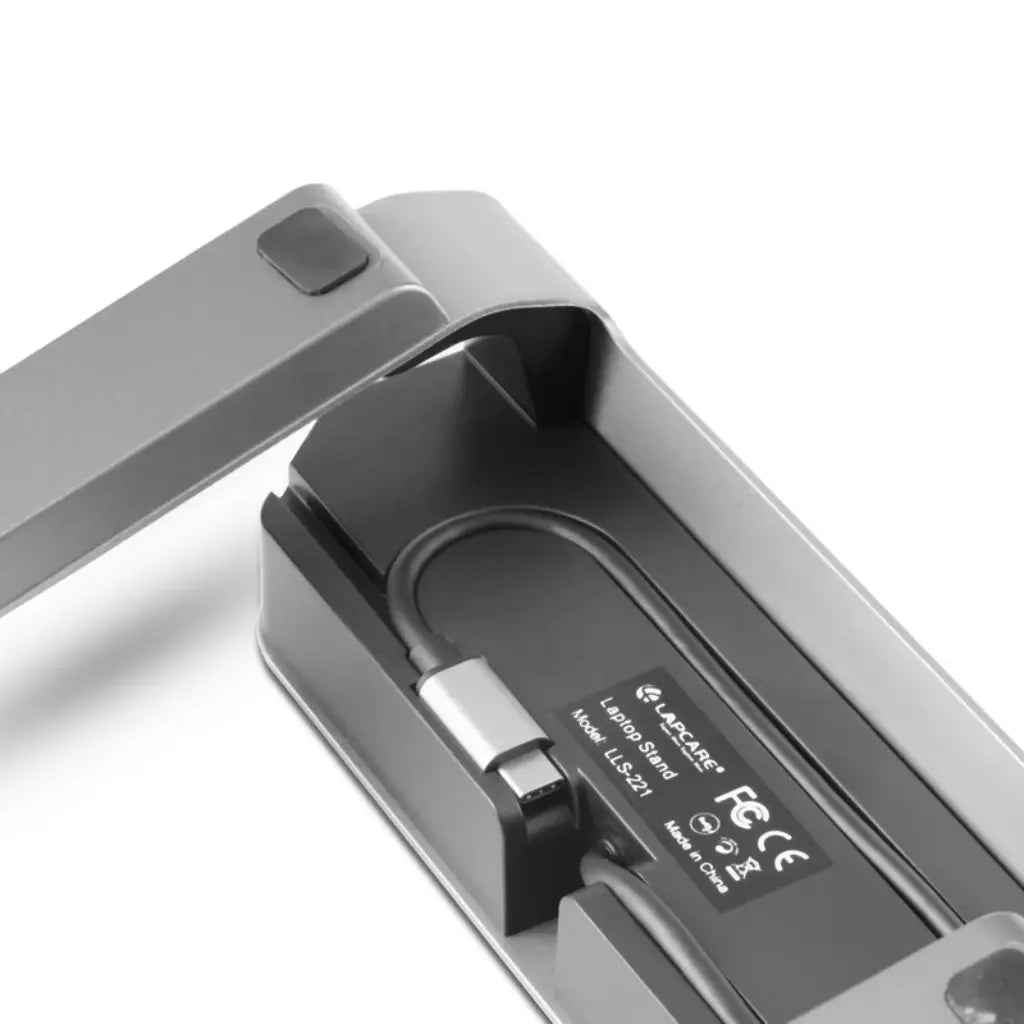 Lapcare Legend Aluminium Alloy RGB Laptop Stand with 4 USB 3.0 Ports-tpstech.in