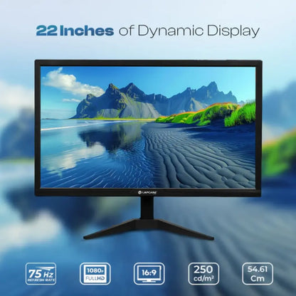Lapcare Zooy LM22WHD-ZY 22" 75Hz 5ms FHD LED Monitor-tpstech.in