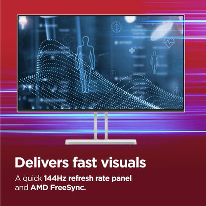 Lenovo L27-4C 27" 144Hz FHD IPS Monitor with AMD FreeSync Built in Speakers-tpstech.in