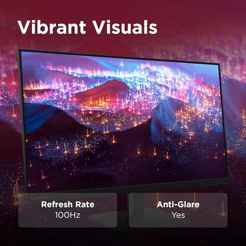 Lenovo L27‑4E 27″ 100 Hz 4 ms FHD IPS Monitor HDMI & VGA-tpstech.in