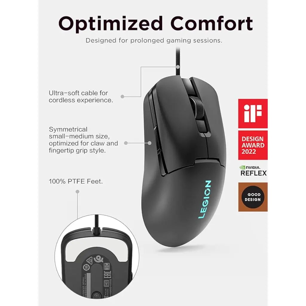 Mouse da gioco A4TECH, USB, 8000 DPI, guide in metallo, J95 RGB Pixart Mouse da gioco A4TECH, USB, 8000 DPI, guide in metallo, J95 RGB Pixart