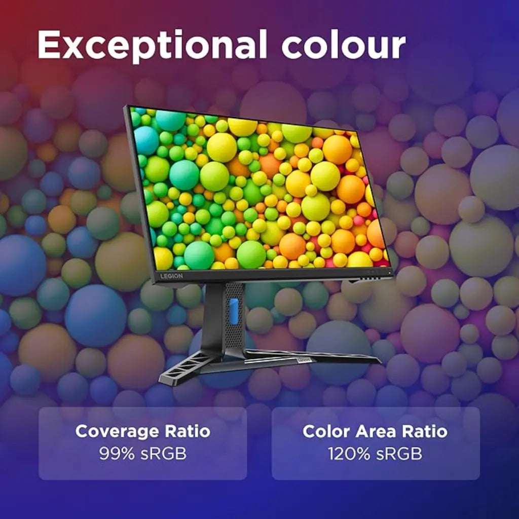 Lenovo Legion R24e 23.8″ 180 Hz 0.5 ms IPS FreeSync Ergo Gaming Monitor-tpstech.in