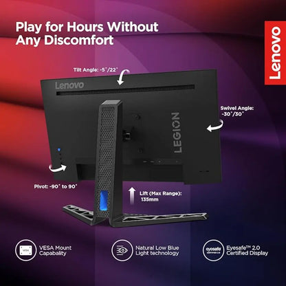 Lenovo Legion R25i‑30 24.5″ 180Hz IPS FHD 180Hz Gaming Monitor-tpstech.in