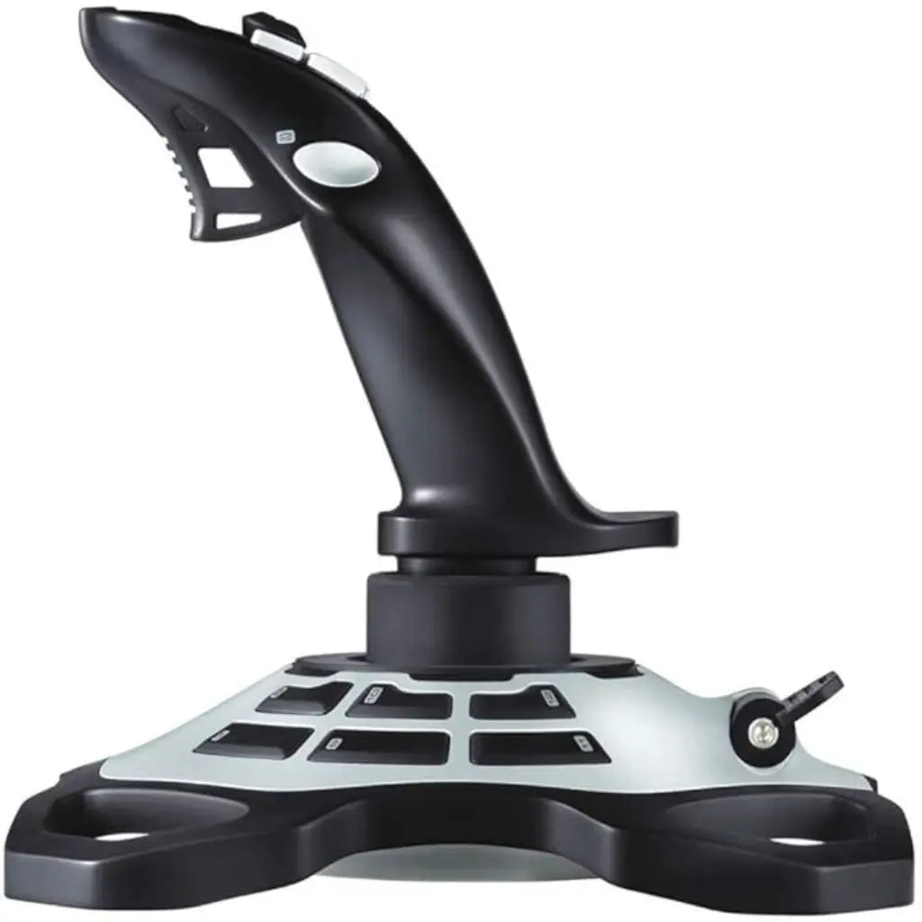 Logitech Extreme 3D Pro Joystick with Precision Twist Rudder 12 Programmable Buttons & 8-Way Hat Switch-tpstech.in