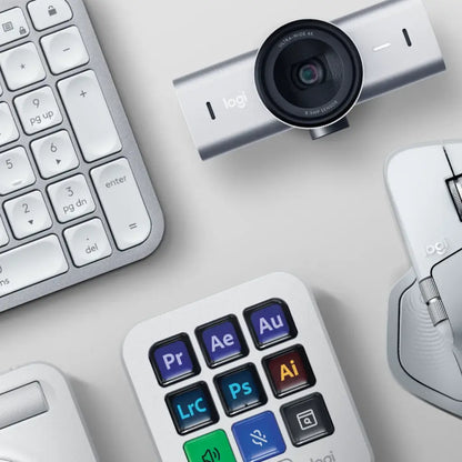 Logitech MX Master 4 for Mac Ergonomic Wireless Mouse Haptic Feedback - White Silver-tpstech.in