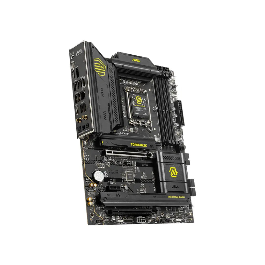 MSI MAG B860 TOMAHAWK WIFI Intel B860 LGA 1851 DDR5 ATX Motherboard with Wi-Fi 7-tpstech.in