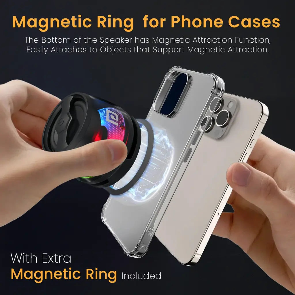 Portronics POR 2671 Nadya 6W Magnetic Bluetooth Speaker with Magsafe Mobile Stand-tpstech.in